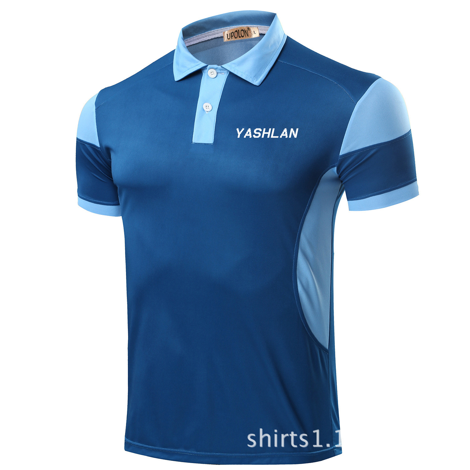Factory direct sales of 2017polo shirts, 180gsm cotton printed work clothes Specification image