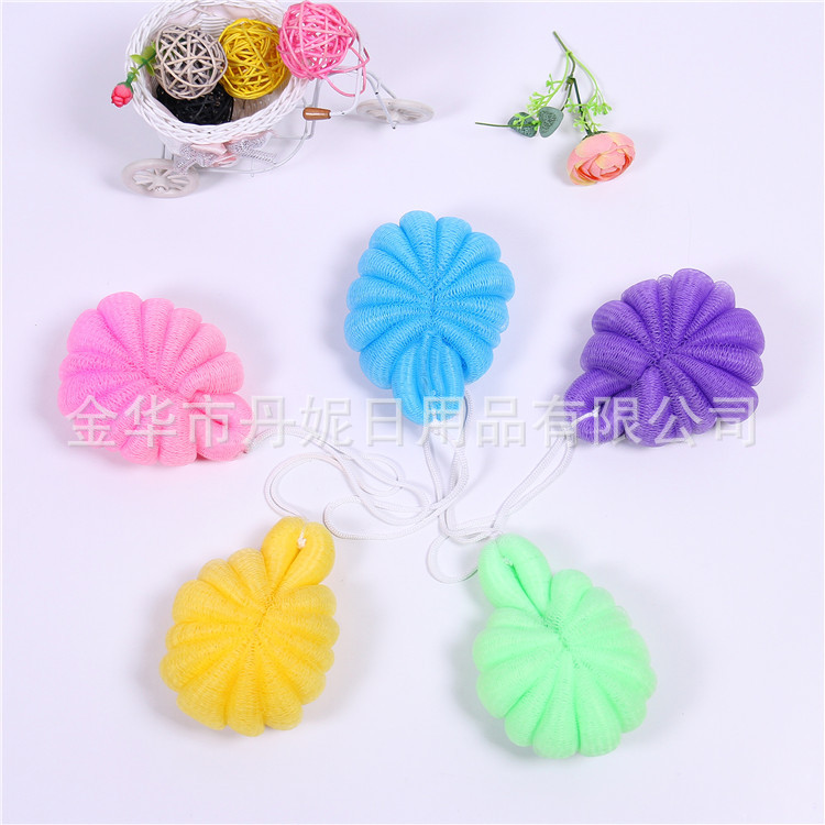 厂家直销 爆款 乌龟球 高品质沐浴花 多彩沐浴花 环保PE洗澡神器