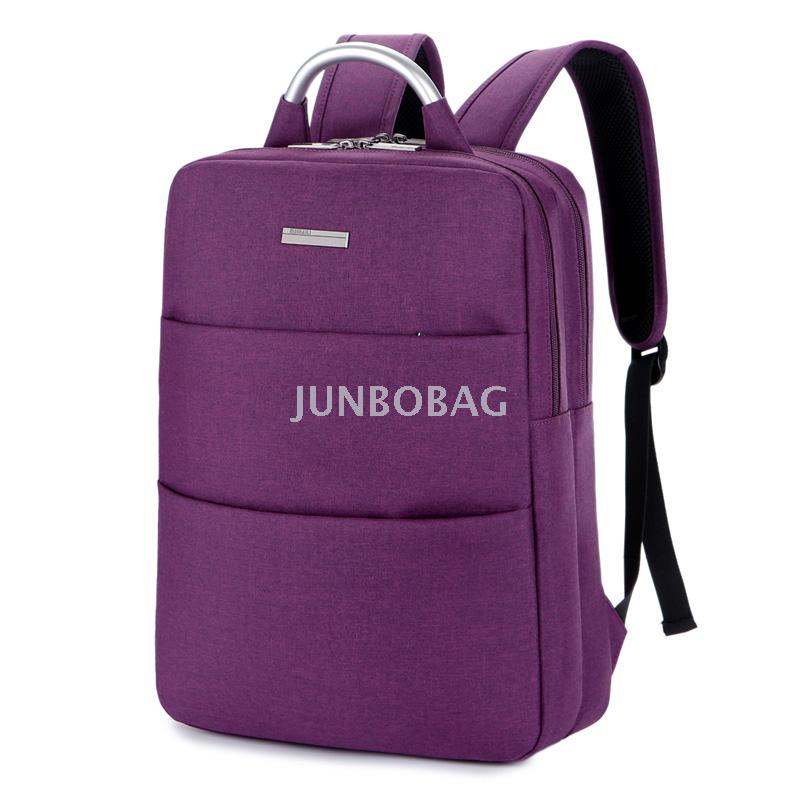 跨境新款简约尼龙防水商务双肩包男 休闲时尚男士电脑商务背包