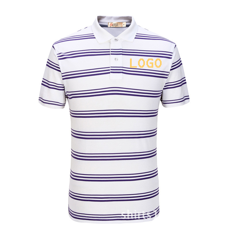 Factory direct sales of 2017polo shirts, 180gsm cotton printed work clothes details Picture