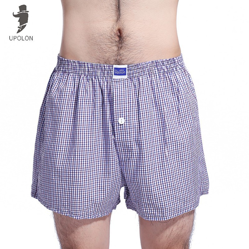 Yiwu good goods men's underwear woven fabric plus size aro pants male foreign trade plus size pure cotton beach pants big