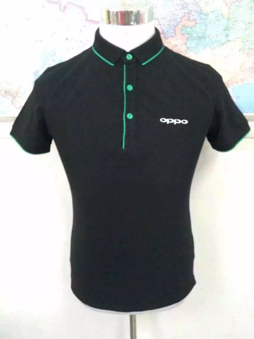 空白弹力翻领polo衫定做广告衫文化衫定制工作服活动服批发印字细节图