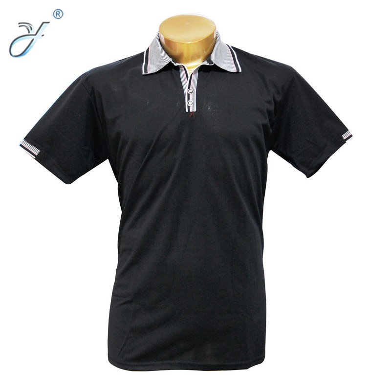 Venta directa de fábrica jacquard collar polo camisa personalizada logo solapa ropa de trabajo