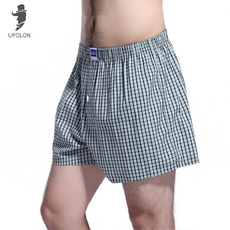 男士内裤梭织布加大码阿罗裤男外贸大码纯棉沙滩裤大裤衩宽松产品图