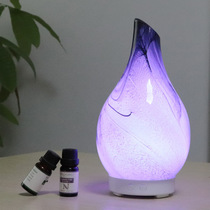 2018 Glass process In-dying Aromatherapy machine atomizer ultrasonic mute humidifier