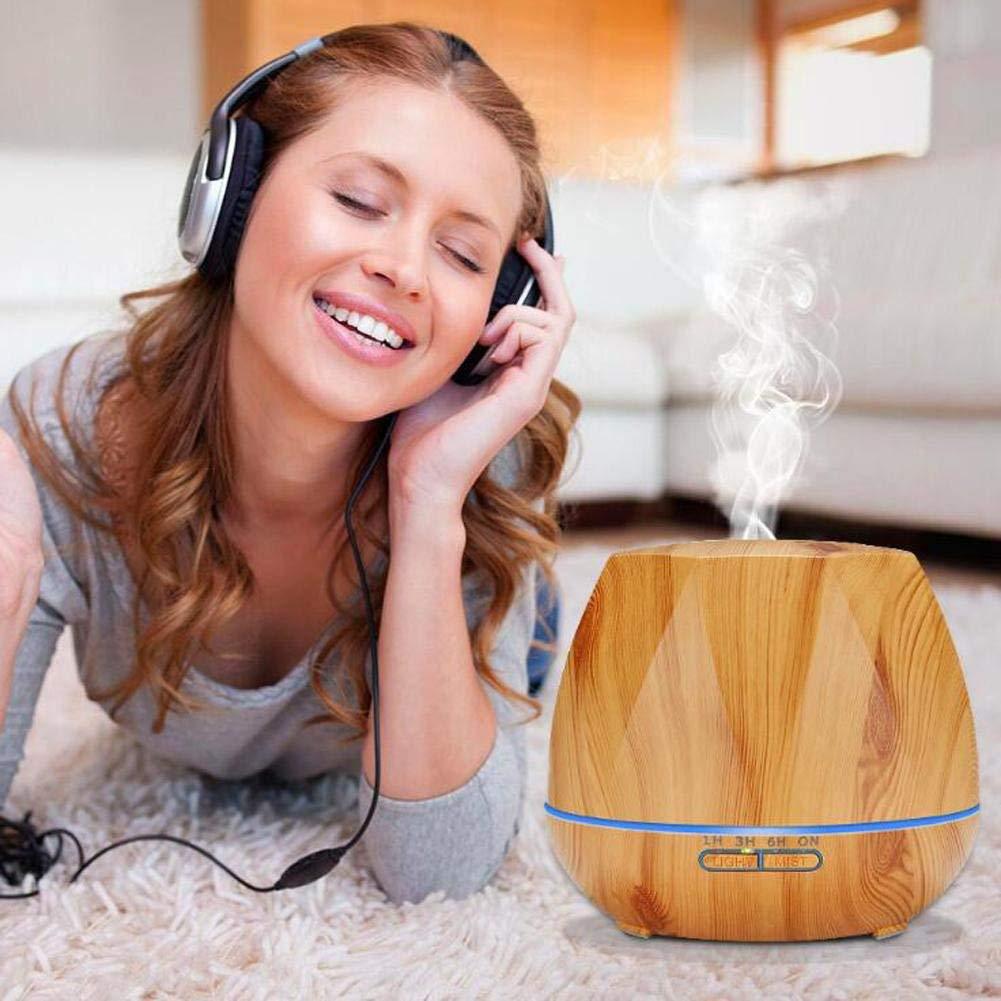 Creative brick and stone rhombic wood grain humidifier remote control ultrasonic atomization diffuser