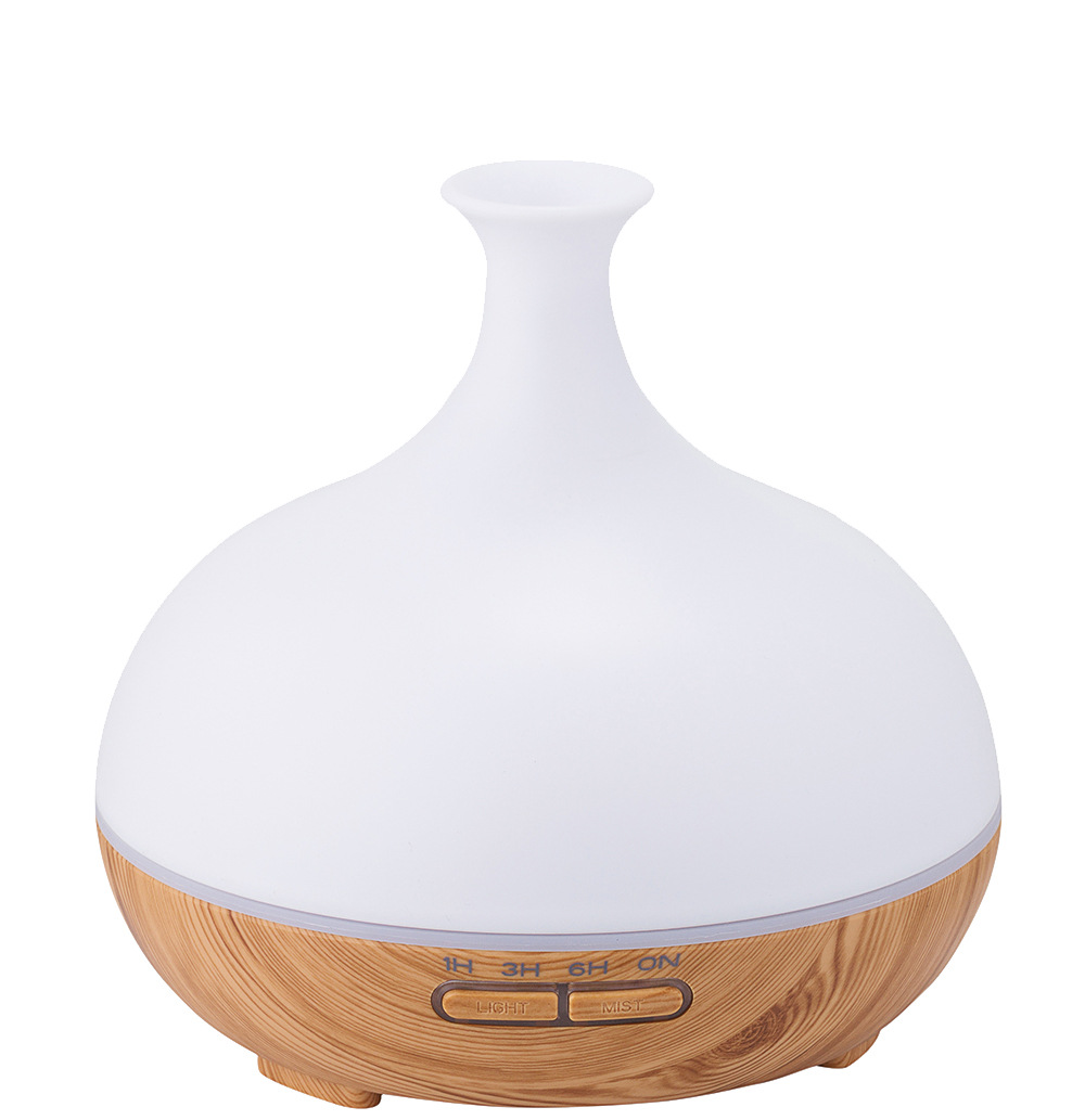 香薰加湿器木纹香薰机 七彩加湿器 跨境家居香薰机