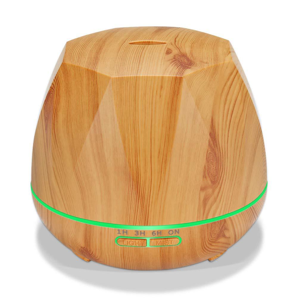 Creative brick and stone rhombic wood grain humidifier remote control ultrasonic atomization diffuser Specification image