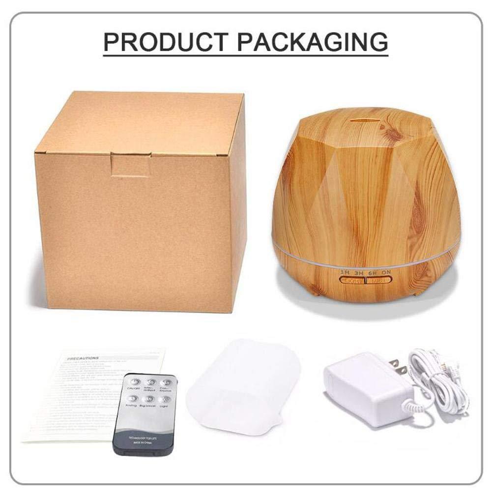 Creative brick and stone rhombic wood grain humidifier remote control ultrasonic atomization diffuser details Picture