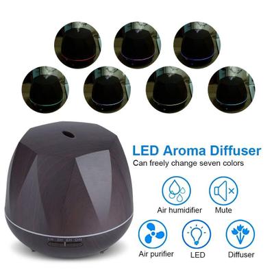 Diamond shaped aromatherapy machine Aromatherapy humidifier Wood grain aromatherapy machine colorful humidifier Cross border home aromatherapy machine