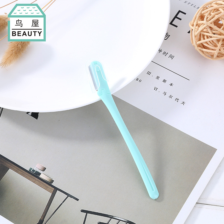 Toriya's new portable eyebrow trimmer, stainless steel imported blade mesh macro eyebrow trimmer, factory direct sales N256 details Picture