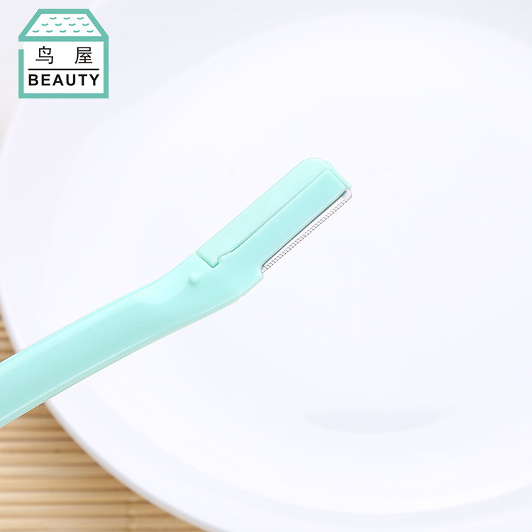 Factory direct sales of makeup tools, eyebrow trimmer, single piece, stainless steel eyebrow scraper, custom-made for women, one-piece consignment Application Scenario
