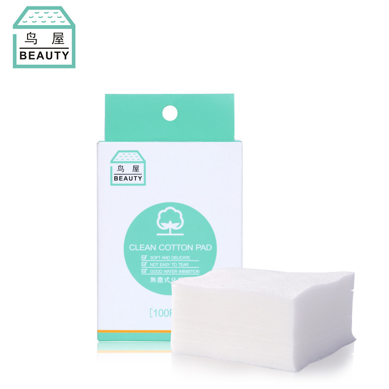 厂家直销化妆棉100片 洁面巾无纺布一次性洗脸巾oem 一件代发N810