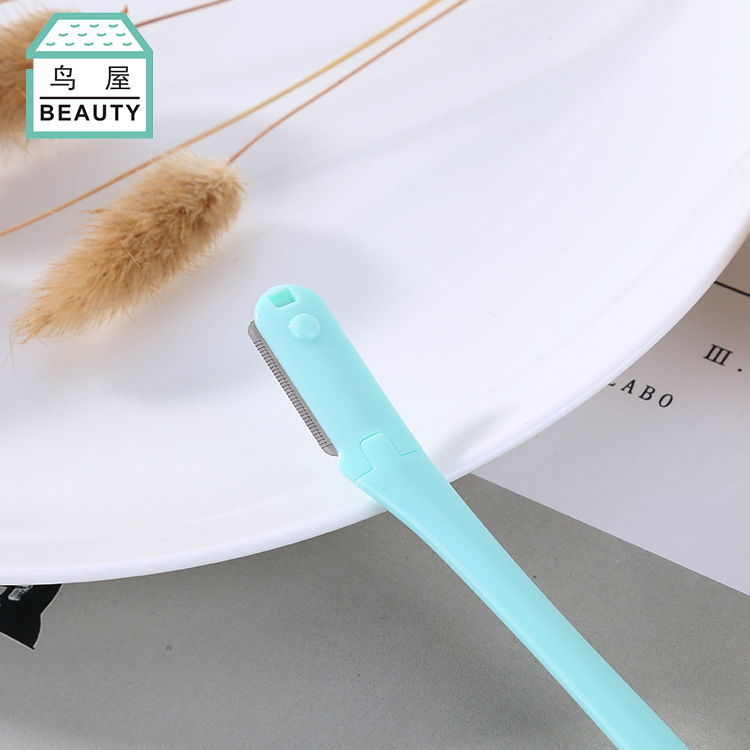 Toriya's new portable eyebrow trimmer, stainless steel imported blade mesh macro eyebrow trimmer, factory direct sales N256 Specification image