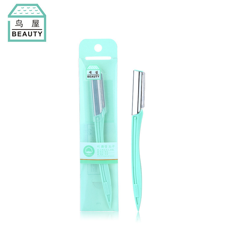 Bird House Factory direct sales of new stainless steel mesh eyebrow trimmer single piece mini eyebrow scraper N254