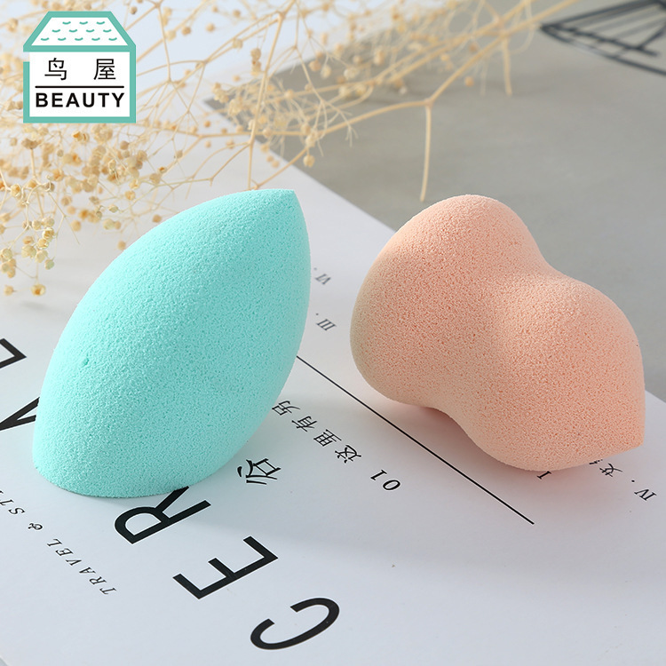 Toriya Beauty Egg Set, non-latex gourd water drop diagonal cut Powder puff 2 pieces, dry powder puff 1 piece, consignment N358 Application Scenario