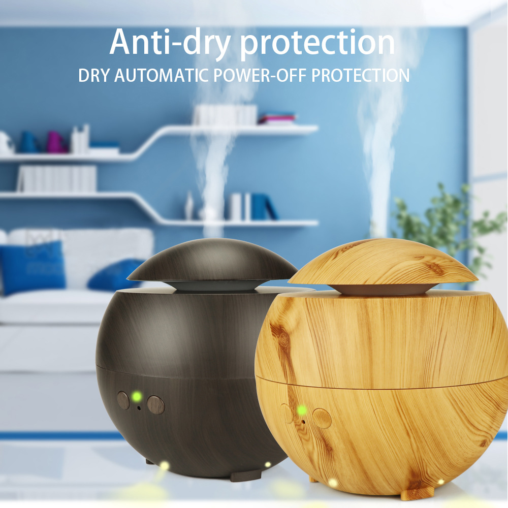 Creative Wood grain humidifier Home office portable humidifier Bedroom office large capacity aroma machine
