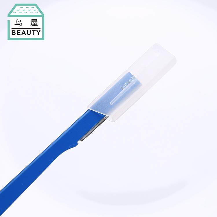 Toriya Eyebrow Trimmer Imported stainless steel eyebrow scraper 3 sets of decoration eyebrow knife set factory direct sales N258 Specification image