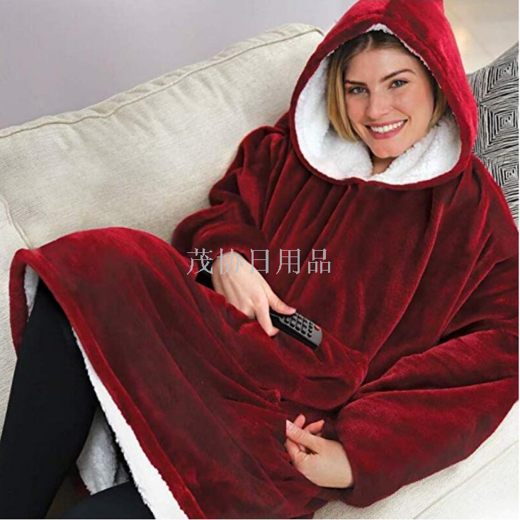 New TV blankets, outdoor cold clothes, Huggle Hoodie, hoodie, fleece, warm clothes