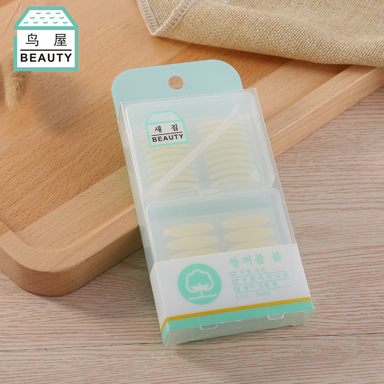 Toriya's new double eyelid skin tone breathable double eyelid stickers, 200 wide and thin combination beauty tool N305 Application Scenario
