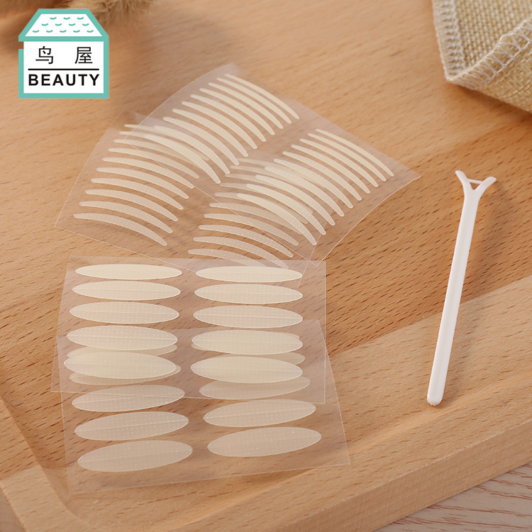 Toriya's new double eyelid skin tone breathable double eyelid stickers, 200 wide and thin combination beauty tool N305 details Picture