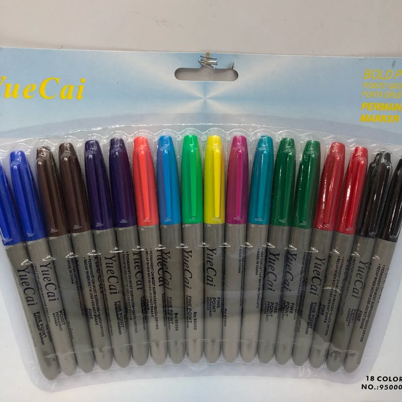 18 mixed markers for sale!