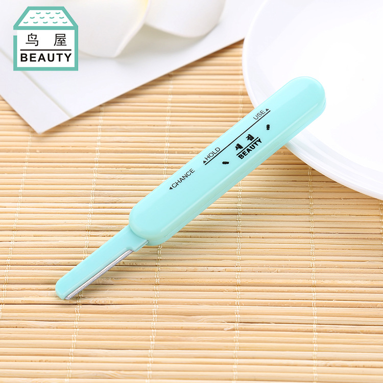 Bird House Makeup small tools, single decoration eyebrow knife, telescopic eyebrow scraper, eyebrow shaping tool factory direct sales N255 Specification image