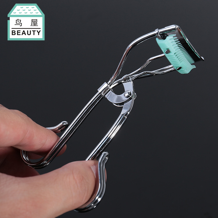 Factory direct sales of portable stainless steel eyelash curlers, local eyelash curlers, false eyelash assistants, one-piece consignment N053 Specification image