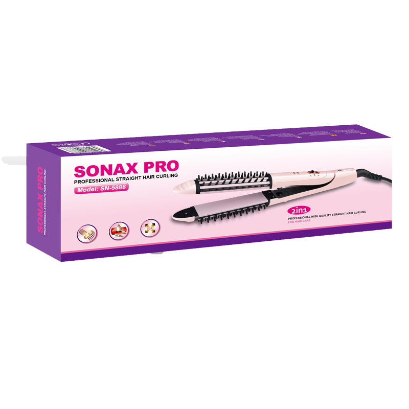 Sn-5888 Multi-function curling iron straight hair splint ceramic curling iron straight hair curler Application Scenario