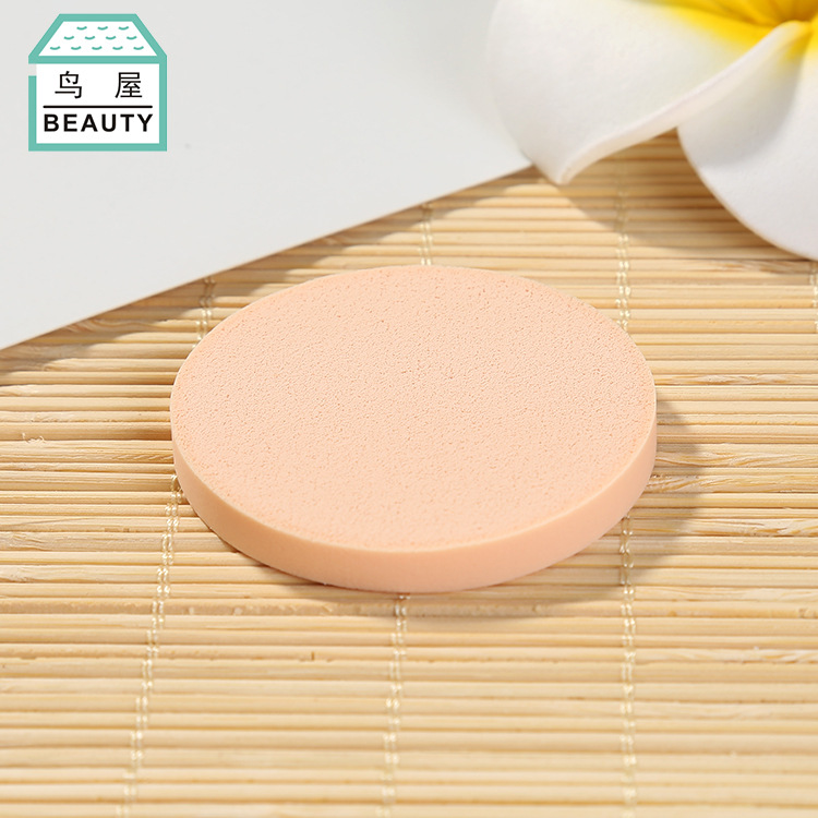Toriya Factory Direct sales air cushion powder puff, soft setting, round powder puff, individual packaging, makeup dry Powder puff N364 Specification image