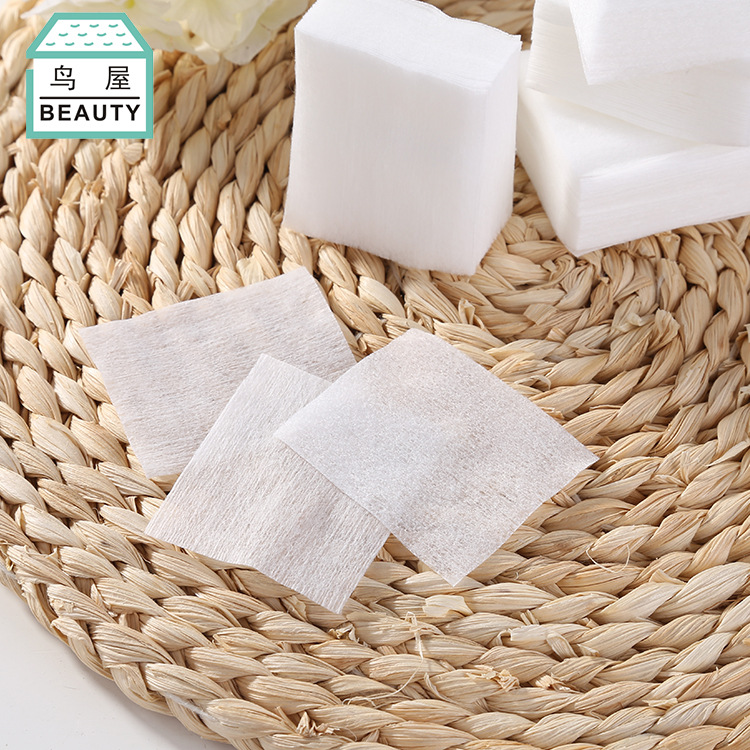 Toriya Factory direct sales non-woven fabric makeup cotton 900-piece box set, light and breathable makeup remover cotton, one-piece consignment N806 Specification image