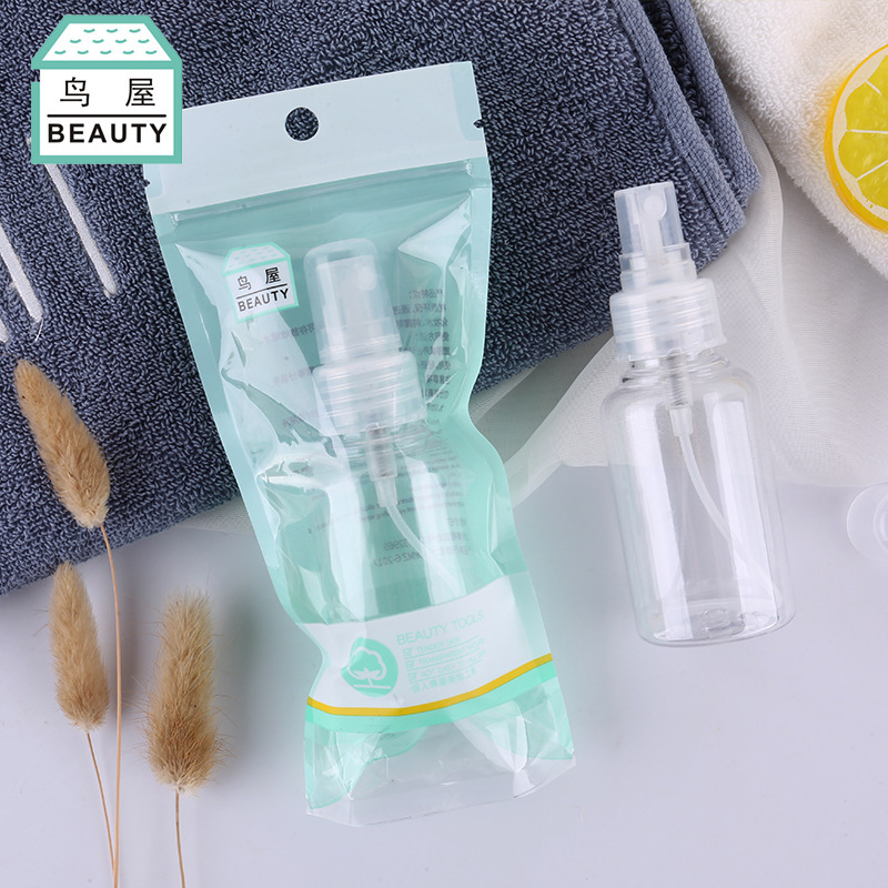 Toriya's new eco-friendly transparent PETG plastic bottle for cosmetic dispensing and spray, 75ml, one-piece consignment N555 Application Scenario