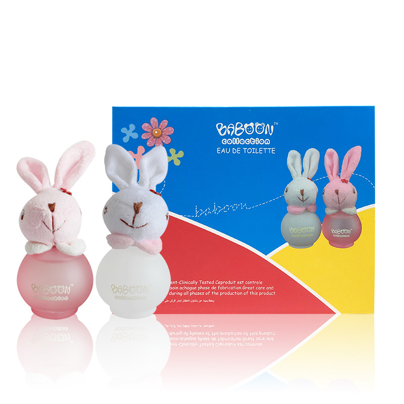 儿童香水两瓶套装50毫升厂家直销可爱动物头爆款花果香爆款代发产品图