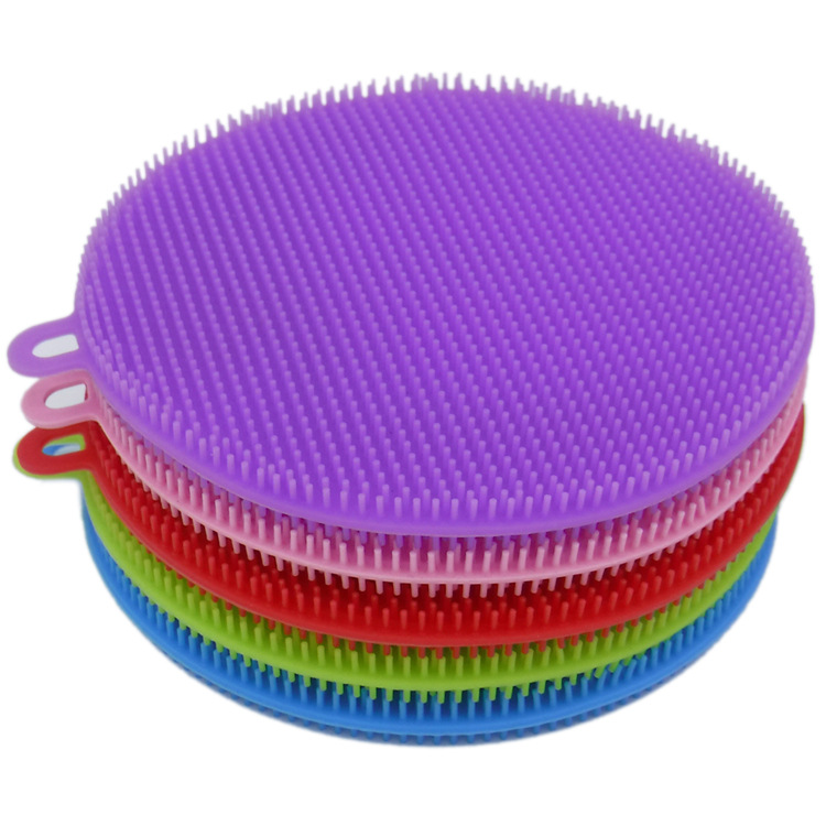 定制创意硅胶洗碗刷硅胶清洁刷厨房洗刷神器多功能硅胶沐浴刷现货