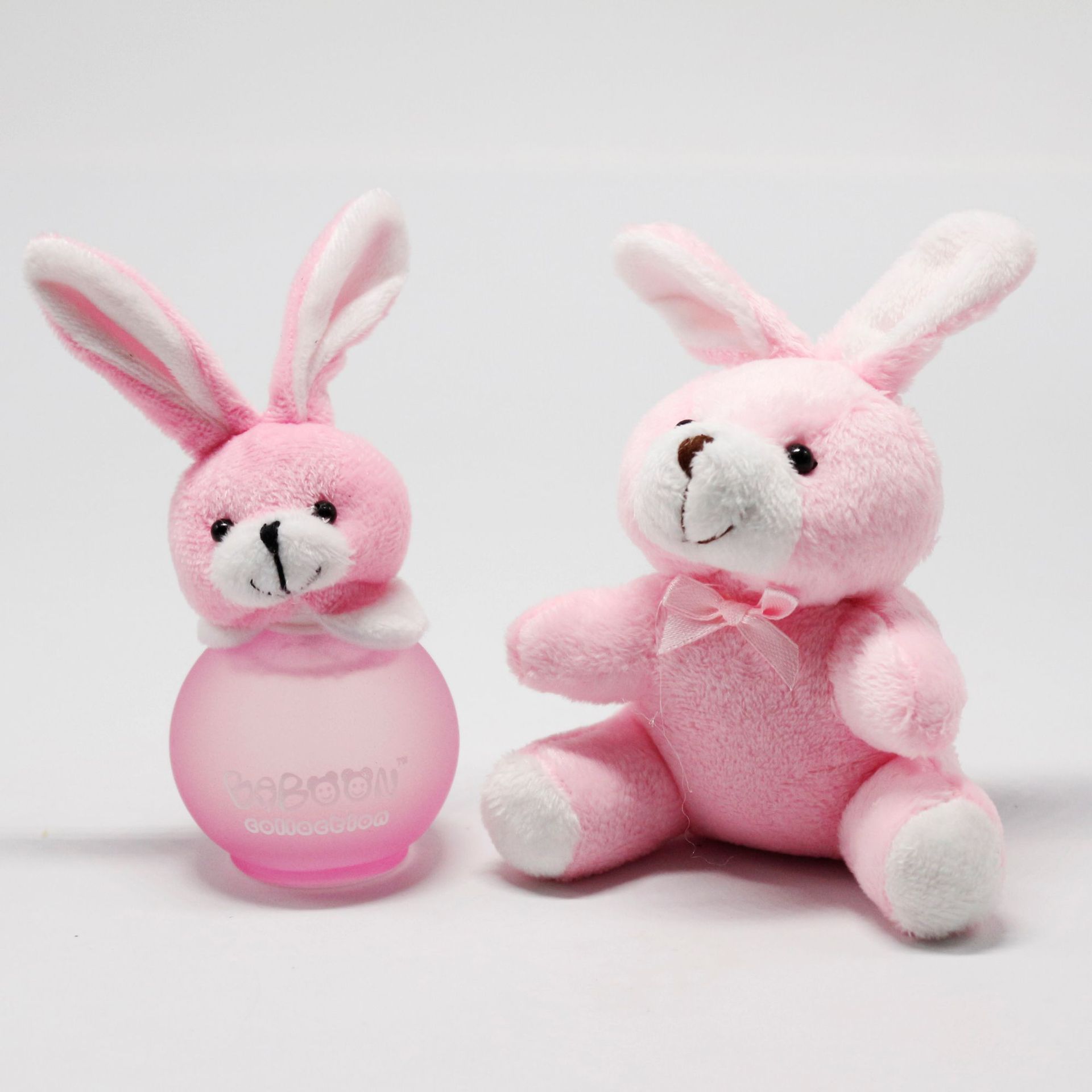 儿童香水套装无刺激粉兔玩偶厂家直销爆款礼盒套装一件代发OEM产品图