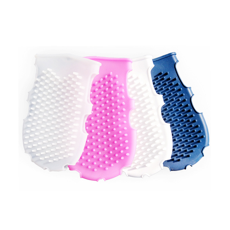 厂家批发硅胶按摩经络刷美体刷精油刷全身通用洗澡洁面刷