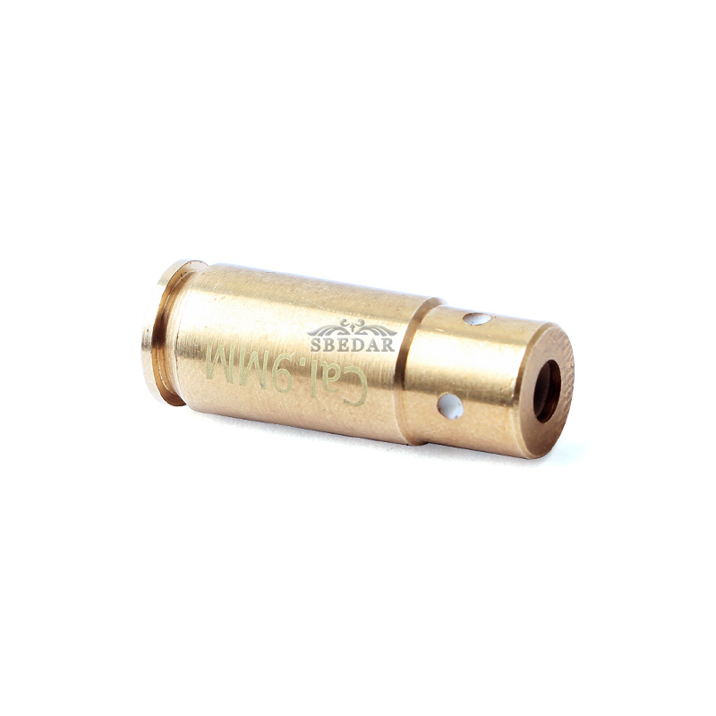 Todo cobre 9mm láser rojo modelo C apuntar calibrador cero Application Scenario