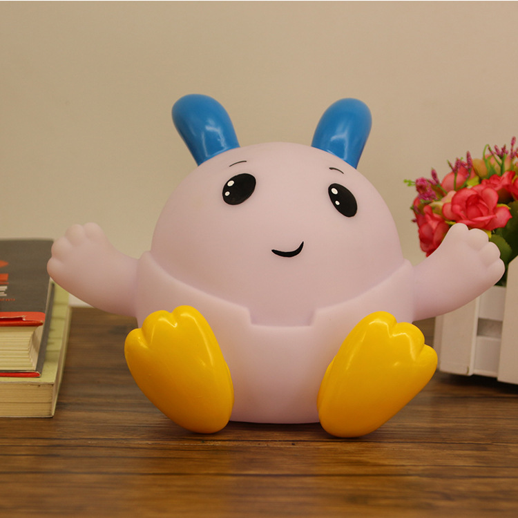Creative bear colorful animal silicone lamp LED patting lamp romantic atmosphere emotional lamp children's night lamp