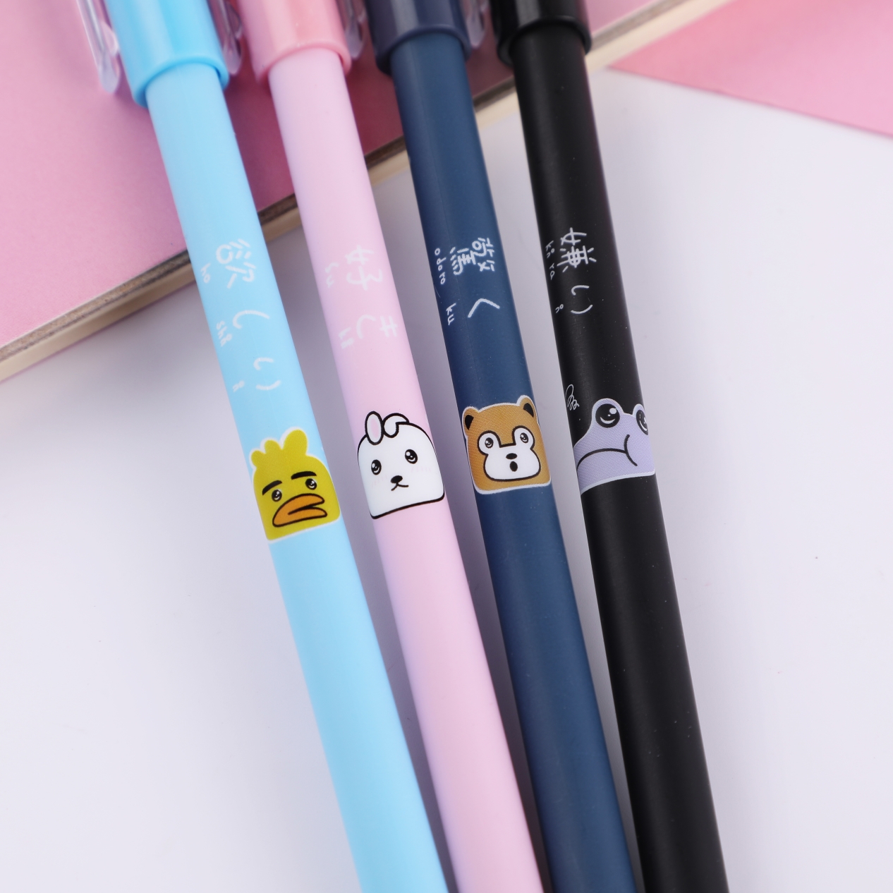 Wanbang GP-3729 Full Needle Cartoon Student Gel Pen 0.38mm Specification image
