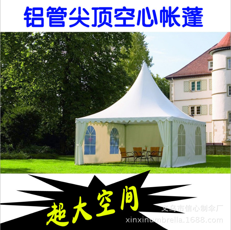 尖顶帐蓬 户外雨蓬 广场吊顶篷 救灾帐篷 批发定做广告蓬产品图
