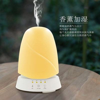 350ml mini aroma diffuser humidifier, silent seven-color aroma diffuser humidifier