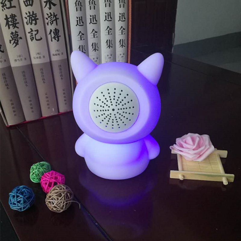 厂家直销智能蓝牙音响LED拍拍灯音乐七彩氛围蓝牙音箱一件代发