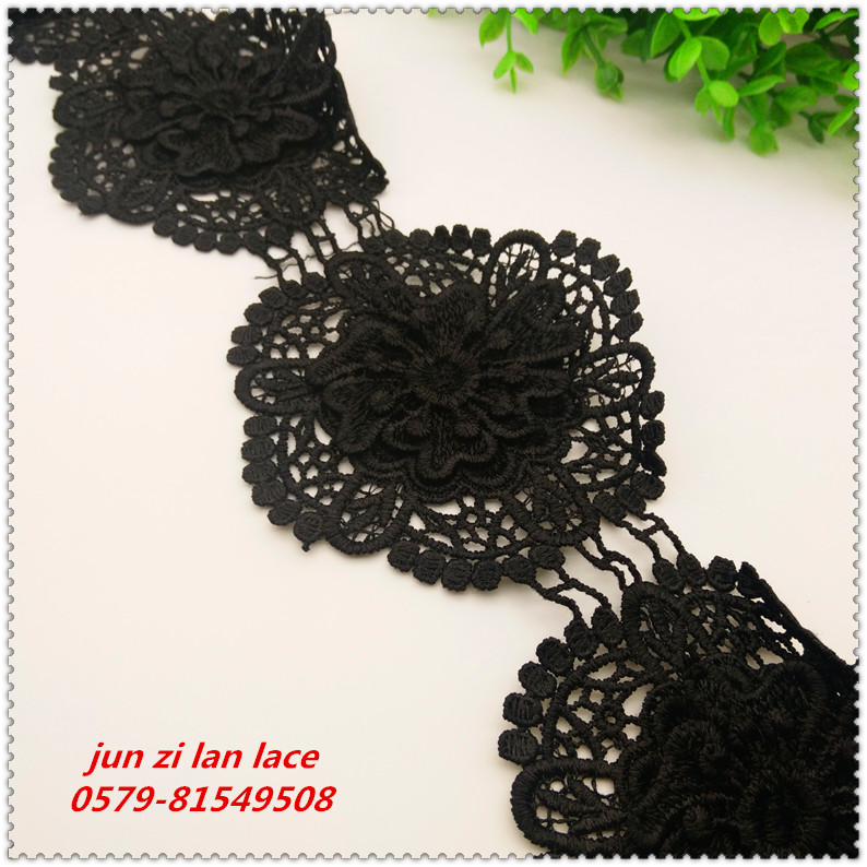 High-end water-soluble three-dimensional lace
