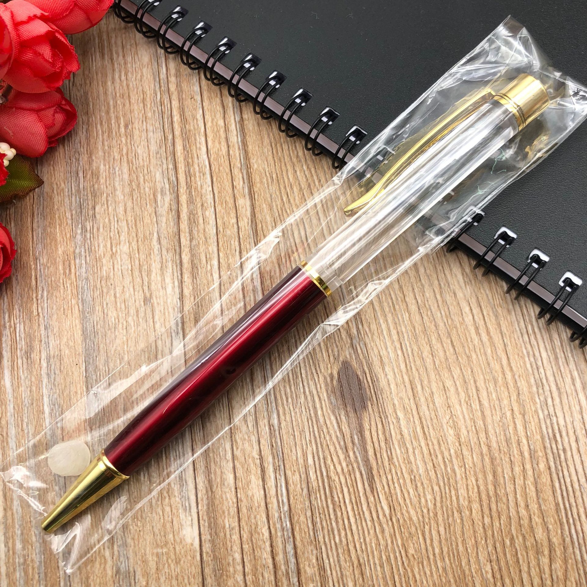 New type of hollow tube dry flower pen, metal hollow tube pen, hollow tube dry flower pen, hollow tube diy handcrafted custom Specification image