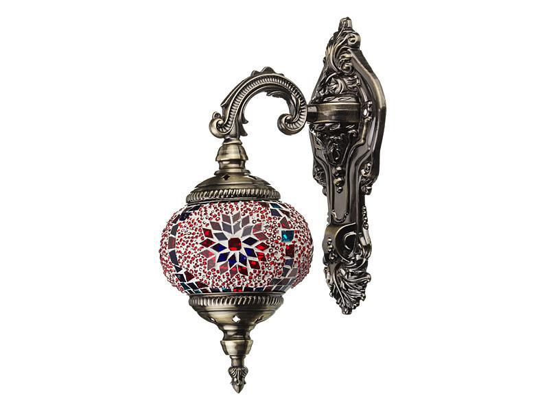 Turkish wall lamp, handicraft wall lamp, Mosaic lamp, glass lamp, Mediterranean style wall lamp