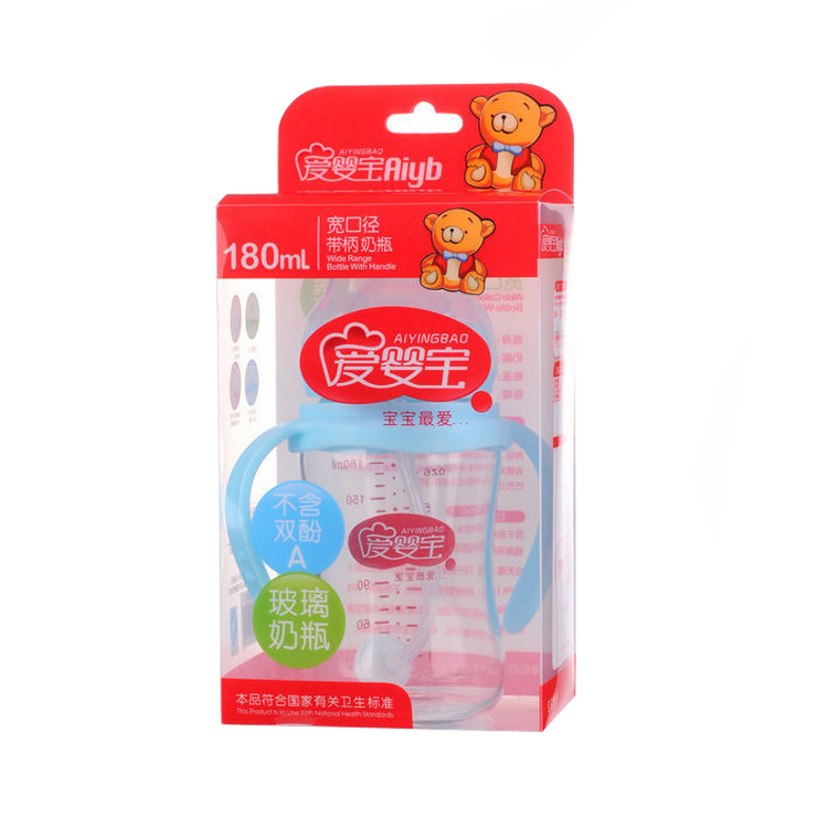 Baby Baby Baby Products Baby Crystal Diamond Glass Special Feeding Bottle Wide Mouth Automatic Straw Feeding Bottle 180Ml Application Scenario