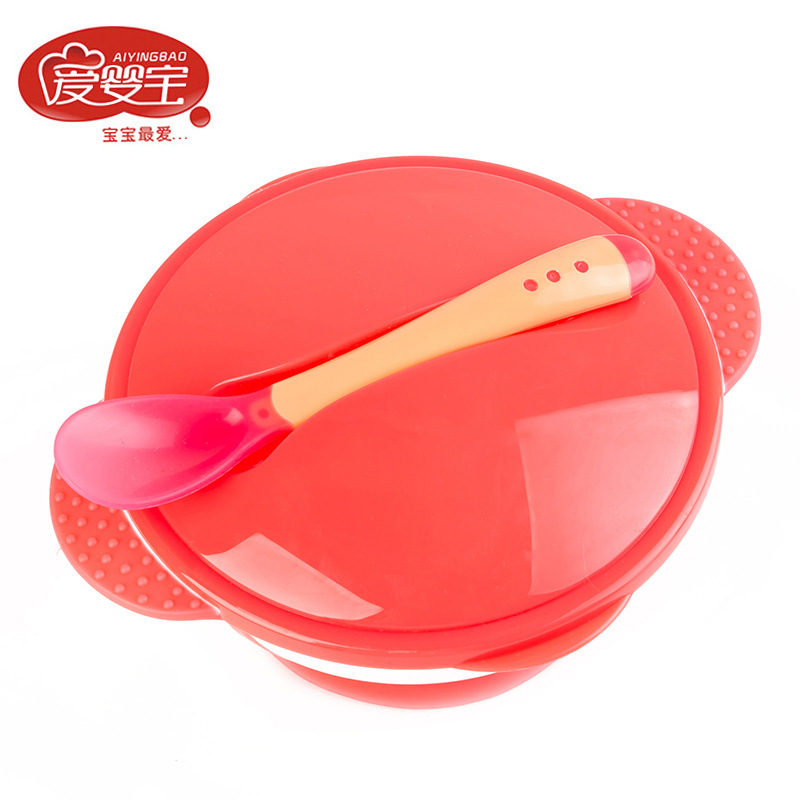New baby training suction cups, baby feeding utensils, feeding bowls with LIDS and temperature-sensing spoons from Aiyingbao Application Scenario