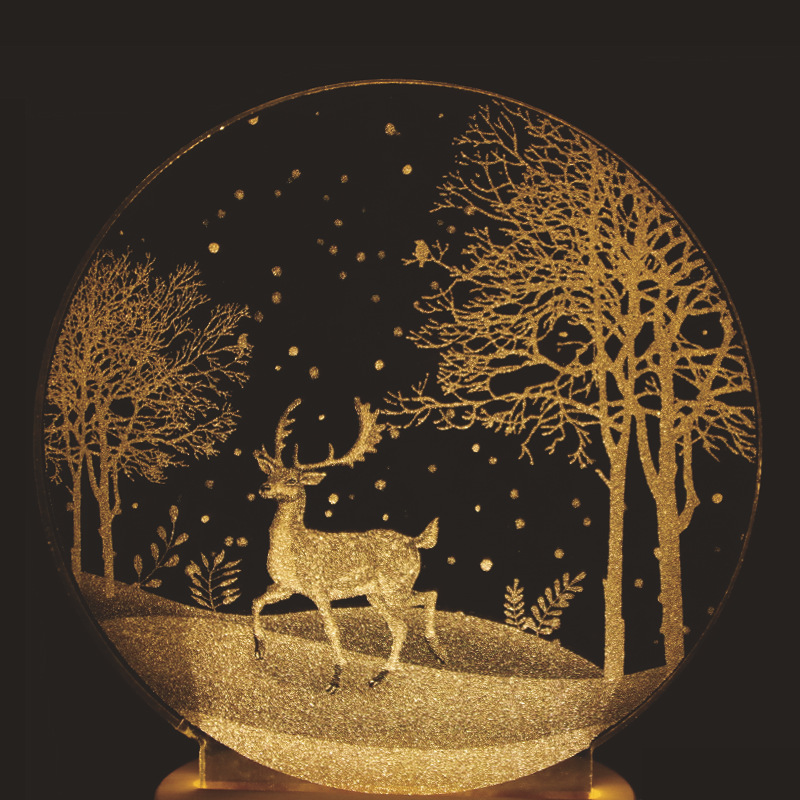 Nordic INS wind new fancy moon Moon decorative lamp Galaxy good night little prince night lamp