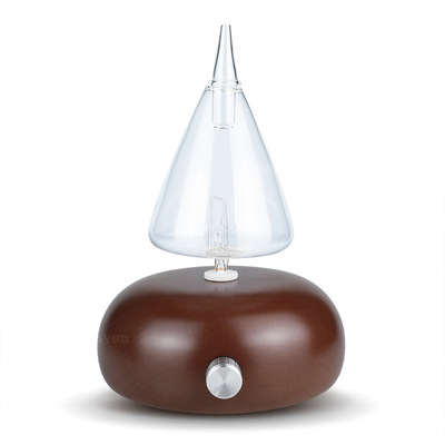 Colorful night lamp incense diffuser Cold spray machine Solid wood essential oil incense diffuser glass incense machine
