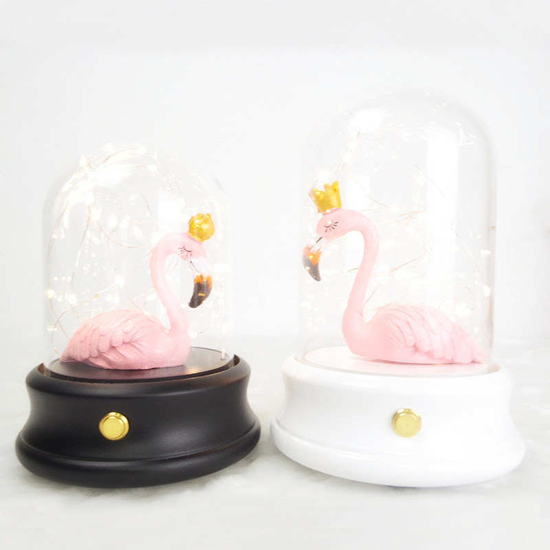 工艺品蓝牙音响带灯玻璃罩音响木质工艺品蓝牙音响